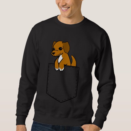 Labrador Retriever Mix Pocket Sweatshirt (Vorderseite)