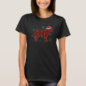 Labrador Retriever Mom Santa Plaid Dog Mom  Christ T-Shirt (Vorderseite)