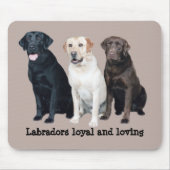 Labrador retriever Mousepad (Vorne)
