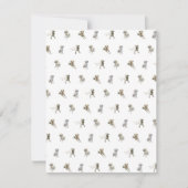 Labrador retriever-Muster (weiß) Dankeskarte (Vorderseite)