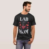 Labrador Retriever Mutter, Hund Lab Mama T-Shirt (Vorne ganz)