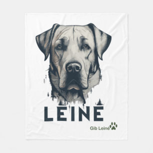 Labrador Retriever - Natur für Hundefreunde. Geben Fleecedecke