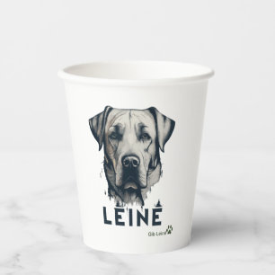 Labrador Retriever - Natur für Hundefreunde. Geben Pappbecher