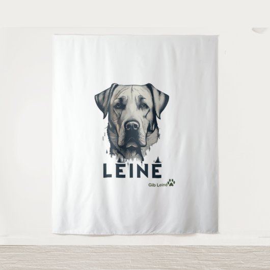 Labrador Retriever - Natur für Hundefreunde. Geben Wandteppich (Vorderseite)