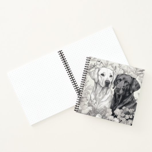 Labrador Retriever Note Book Notizblock (Innenseite)