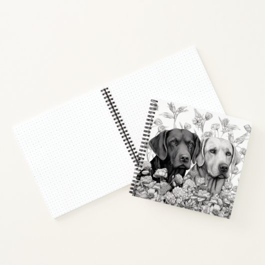 Labrador Retriever Note Book Notizblock (Innenseite)