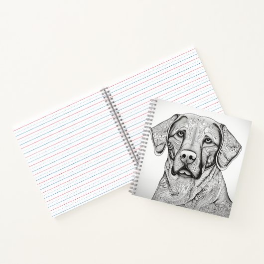 Labrador Retriever Notebook Notizblock (Innenseite)