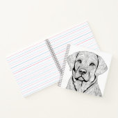 Labrador Retriever Notebook Notizblock (Innenseite)