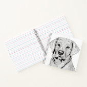 Labrador Retriever Notebook Notizblock (Innenseite)