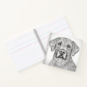 Labrador Retriever Notebook Notizblock (Innenseite)