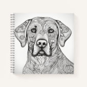 Labrador Retriever Notebook Notizblock (Vorderseite)