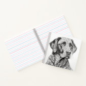 Labrador Retriever Notebook Notizblock (Innenseite)