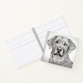 Labrador Retriever Notebook Notizblock (Innenseite)