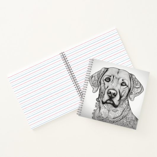 Labrador Retriever Notebook Notizblock (Innenseite)