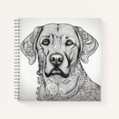 Labrador Retriever Notebook Notizblock (Vorderseite)