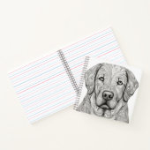 Labrador Retriever Notebook Notizblock (Innenseite)