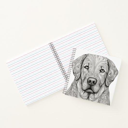 Labrador Retriever Notebook Notizblock (Innenseite)