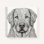 Labrador Retriever Notebook Notizblock (Vorderseite)