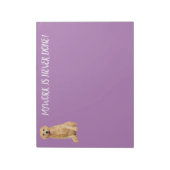 LABRADOR RETRIEVER NOTEPAD NOTIZBLOCK (Rotiert)