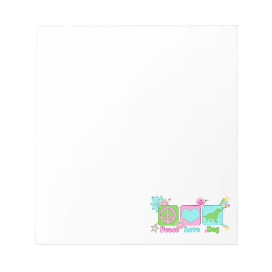 Labrador Retriever Notizblock (Vorderseite)