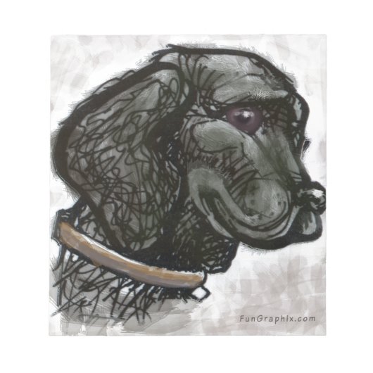 Labrador Retriever Notizblock (Vorderseite)