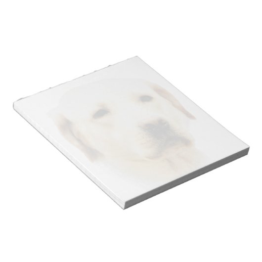 Labrador Retriever Notizblock (angewinkelt)