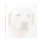 Labrador Retriever Notizblock (Vorderseite)