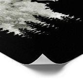 Labrador Retriever on Mountain Halloween Graphic Poster (Ecke)