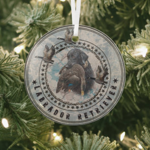 Labrador Retriever Ornament Aus Glas