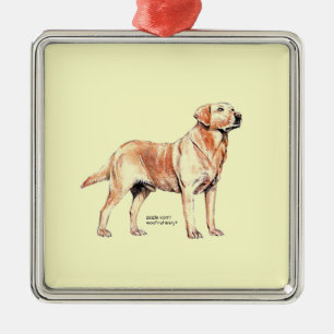 Labrador Retriever Ornament Aus Metall