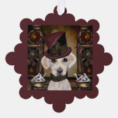 Labrador Retriever Ornament Karte (Vorderseite)