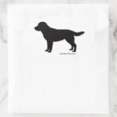 Labrador Retriever Oval Stickers (Tasche)