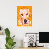 Labrador Retriever Painting Poster (Heimbüro)