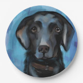 Labrador Retriever Pappteller (Vorderseite)