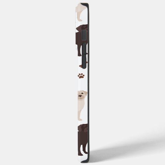 Labrador Retriever Paws and Bones Case-Mate iPhone Hülle (Rückseite / Links)