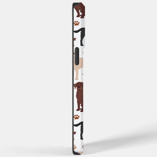 Labrador Retriever Paws and Bones Case-Mate iPhone Hülle (Rückseite / Rechts)