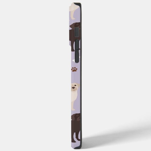 Labrador Retriever Paws and Bones Case-Mate iPhone Hülle (Rückseite / Links)