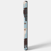Labrador Retriever Paws and Bones Case-Mate iPhone Hülle (Rückseite / Links)