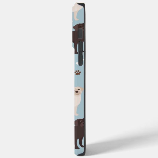 Labrador Retriever Paws and Bones Case-Mate iPhone Hülle (Rückseite / Links)