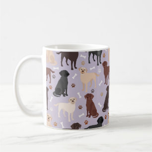 Labrador Retriever Paws and Bones Coffee Tasse