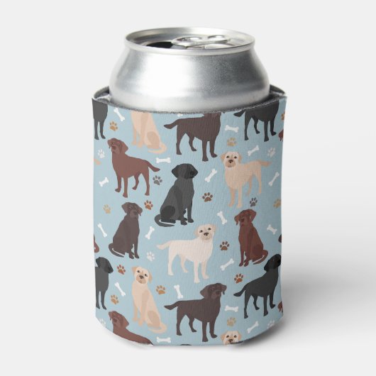 Labrador Retriever Paws and Bones Dosenkühler (Kanne Vorderseite)