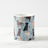 Labrador Retriever Paws and Bones Kaffeetasse (Mittel)