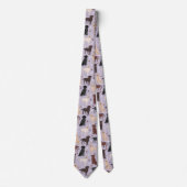 Labrador Retriever Paws and Bones Neck Tie Krawatte (Vorderseite)