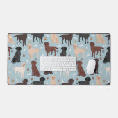 Labrador Retriever Paws and Bones Schreibtischunterlage (Tastatur & Maus)