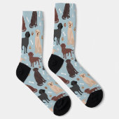 Labrador Retriever Paws and Bones Socken (Rechts)