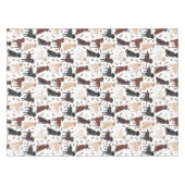 Labrador Retriever Paws and Bones Tableclout Tischdecke (Vorderseite (Horizontal))