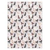 Labrador Retriever Paws and Bones Tableclout Tischdecke (Vorderseite)