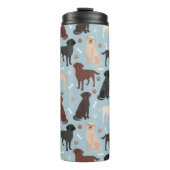 Labrador Retriever Paws and Bones Thermal Tumbler Thermosbecher (Vorderseite)