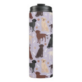 Labrador Retriever Paws and Bones Thermal Tumbler Thermosbecher (Vorderseite)