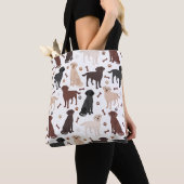 Labrador Retriever Paws and Bones Tote Bag Tasche (Von Nahem)